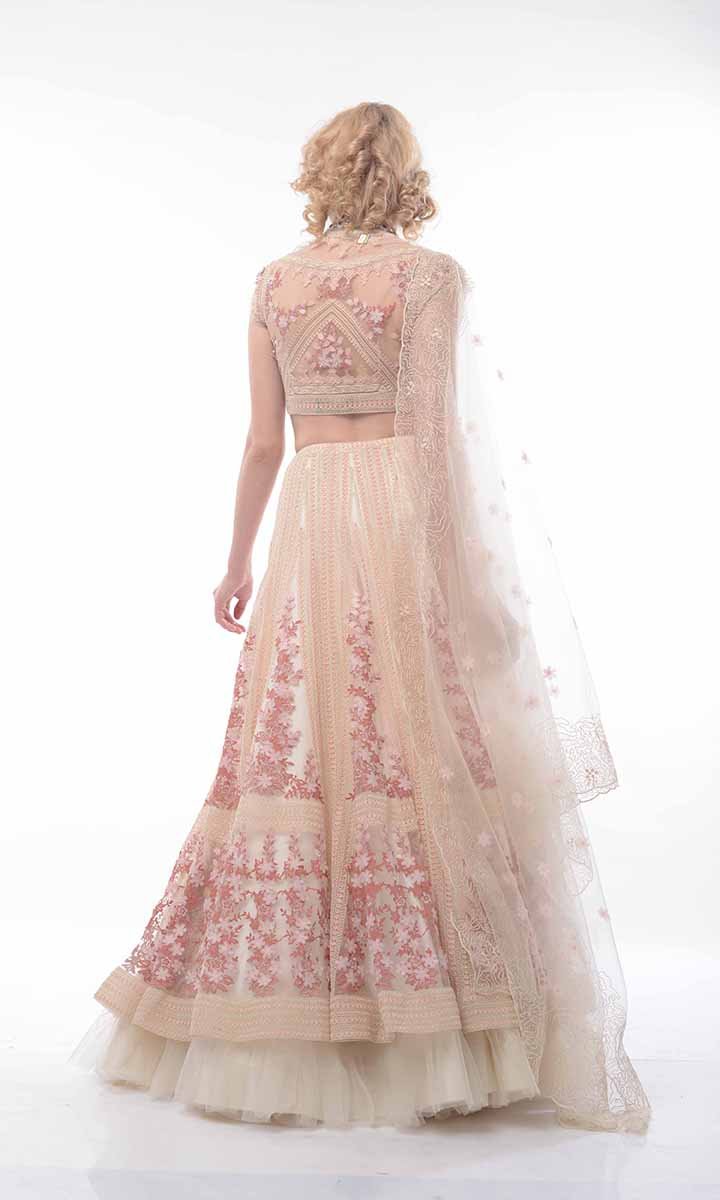 Ivy Goddess Hand Embroidered Lehenga Set