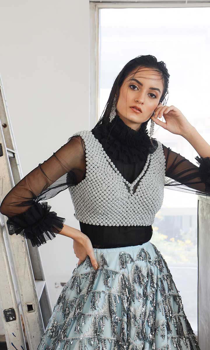 Modern Whimsical Lehenga Set