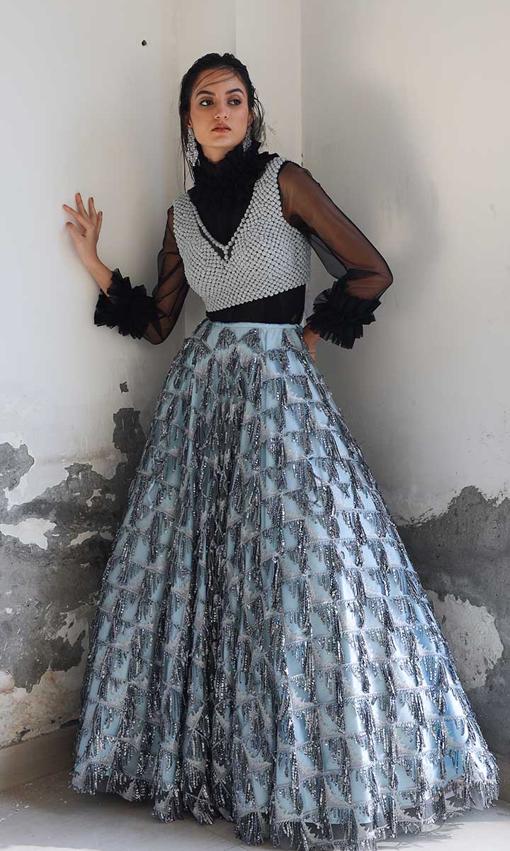 Modern Whimsical Lehenga Set