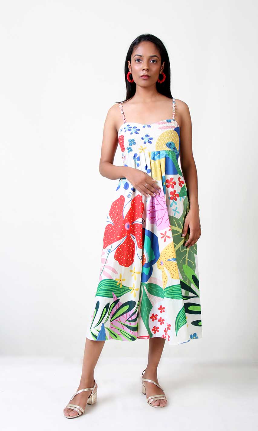 Olivia Floral Midi